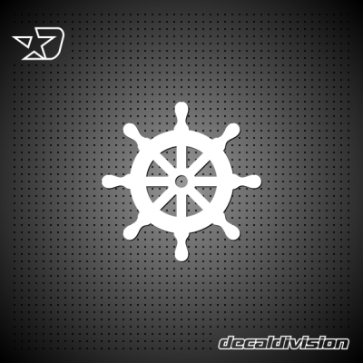 Helm Steering Wheel Sticker